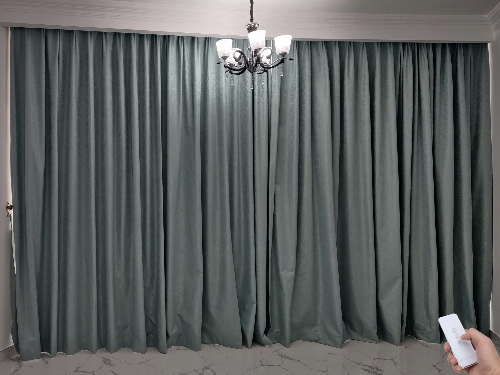 What are motorized curtains